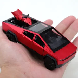 (Bagged) 1:36 Alloy Pickup CyberTruck Pull-Back Car Collection for Boys and Children, One Large and One Small vintage Toy Car Bangladesh (New)