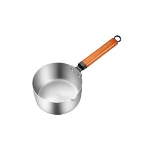 Wooden Handle 20cm Titanium Stainless Steel Saucepan Milk Pan Bangladesh (New)
