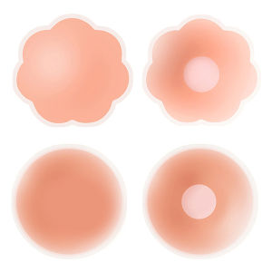 1 Pair Cool Reusable Self-Adhesive Silicone Pad Cover Pad Natural Color Nipple Stickers By Shadvi Bangladesh (New)