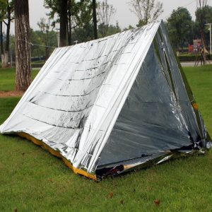 【Big-promotion】 Foldable Tent Emergency Survival Hiking Camping Shelter Outdoor Waterproof Bangladesh (New)