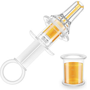 Silicone head Baby medicine feeder liquid silicone pacifier medicine feeder anti-choking syringe water feeder -1pcs Bangladesh (New)